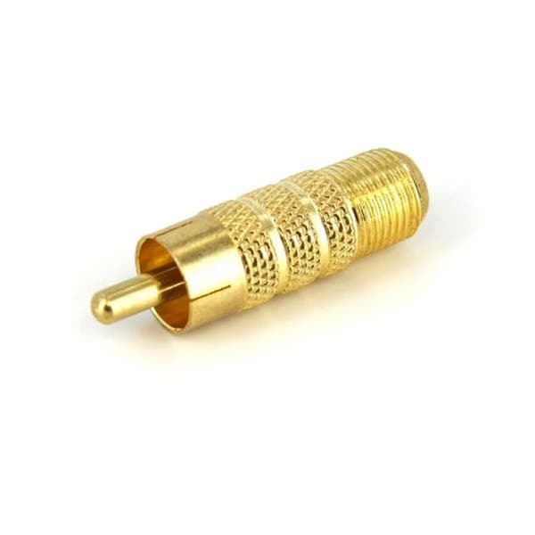 RCA Adapter Startech RCACOAXMF            Gul