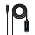 Miniatyrbild 1 av 3: USB-C till HDMI Kabel NANOCABLE 10.15.5133 Svart 3 m 4K Ultra HD