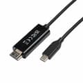 Miniatyrbillede 2 af 2: USB-C til HDMI-adapter V7 V7UCHDMI-1M Sort 1 m