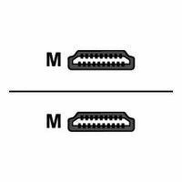 HDMI-kabel Belkin HDMI0018G-2M 2 m Sort Gylden