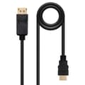 Miniatyrbillede 1 af 8: DisplayPort til HDMI kabel NANOCABLE 10.15.4310 Sort 10 m