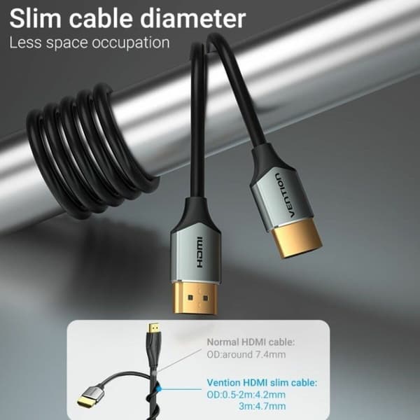 HDMI-kabel Vention ALEHD 50 cm