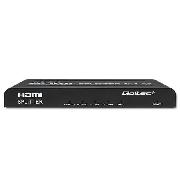 HDMI-kontakt Qoltec 51798 Sort
