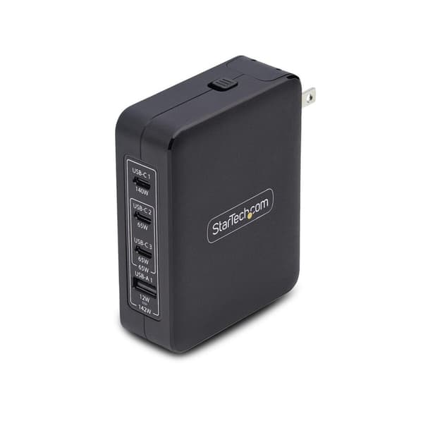 Adapter Startech 3114GCU-WALL-CHARGER Sort