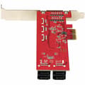 Miniatyrbillede 2 af 4: PCI-kort Startech 10P6G-PCIE-SATA-CARD