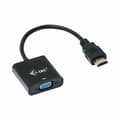 Miniatyrbild 2 av 3: Adapter HDMI till VGA i-Tec HDMI2VGAADA Svart 15 cm