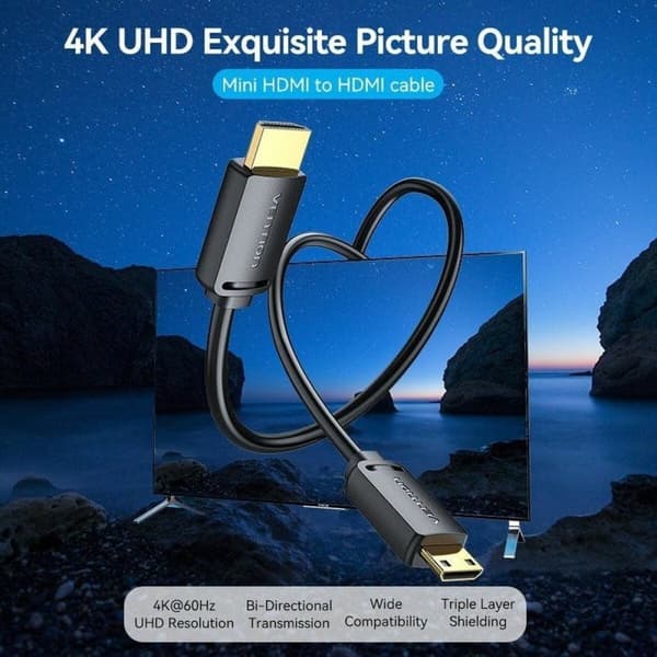 HDMI-kabel Vention AGHBF 1 m