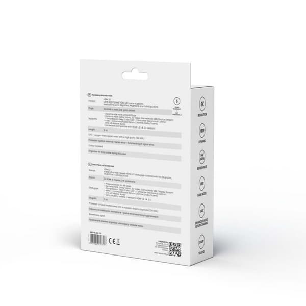 HDMI-kabel Savio CL-175 Blå Sort 5 m
