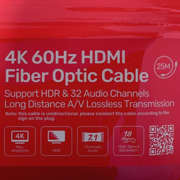 Kabel HDMI Unitek C11072BK-25M 25 m Svart