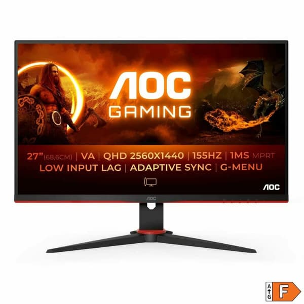 Näyttö AOC Q27G2E/BK Musta