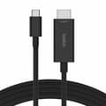 Miniatyrbillede 1 af 4: USB-C til HDMI-kabel Belkin AVC012bt2MBK Sort 2 m