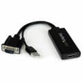Miniatyrbillede 1 af 4: HDMI til VGA Startech VGA2HDU Sort