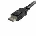 Miniatyrbillede 2 af 2: DisplayPort-kabel Startech DISPL1M 1 m 4K Ultra HD Sort