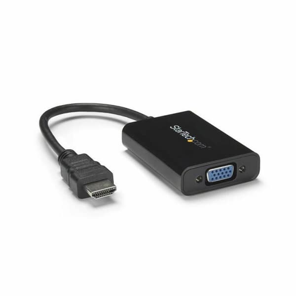 HDMI til VGA Startech HD2VGAA2 Sort