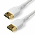 Miniatyrbillede 3 af 4: HDMI-kabel Startech RHDMM1MPW Hvid 1 m 4K Ultra HD