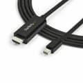 Miniatyrbillede 1 af 4: Mini DisplayPort til HDMI-adapter Startech MDP2HDMM3MB 3 m Sort