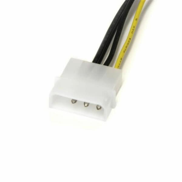 Strømkabel Startech LP4PCIEX8ADP Gul/Sort Hvid