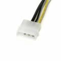 Miniatyrbillede 4 af 4: Strømkabel Startech LP4PCIEX8ADP Gul/Sort Hvid