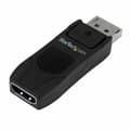 Miniatyrbillede 3 af 4: DisplayPort til HDMI-adapter Startech DP2HD4KADAP 4K Ultra HD Sort Hvid Cyan