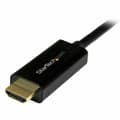 Miniatyrbillede 3 af 4: DisplayPort til HDMI-adapter Startech DP2HDMM1MB 1 m Sort