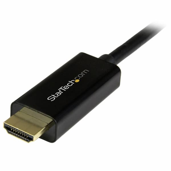 DisplayPort til HDMI kabel Startech DP2HDMM2MB 2 m Sort