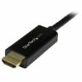 Miniatyrbillede 2 af 4: DisplayPort til HDMI kabel Startech DP2HDMM2MB 2 m Sort