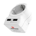 Miniatyrbillede 3 af 6: Adapter Skross 1500281 USB x 2 Europæisk USA