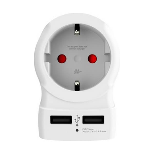 Adapter Skross 1500281 USB x 2 Europæisk USA