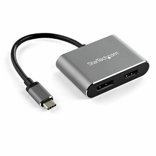 USB C til HDMI/DisplayPort-adapter Startech CDP2DPHD 4K Ultra HD Sort, Grå