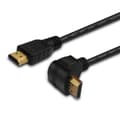 Miniatyrbillede 1 af 2: HDMI-kabel Savio CL-04 Vinklet Sort 1,5 m