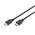 Miniatyrbillede 2 af 2: HDMI-kabel Digitus by Assmann AK-330107-100-S Sort 10 m