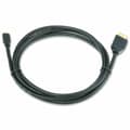 Miniatyrbillede 3 af 3: HDMI til micro HDMI kabel GEMBIRD CC-HDMID-6 Sort 1,8 m