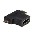 Miniatyrbillede 2 af 3: HDMI til Micro HDMI adapter Akyga AK-AD-23 Mini HDMI Sort