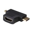 Miniatyrbillede 1 af 3: HDMI til Micro HDMI adapter Akyga AK-AD-23 Mini HDMI Sort