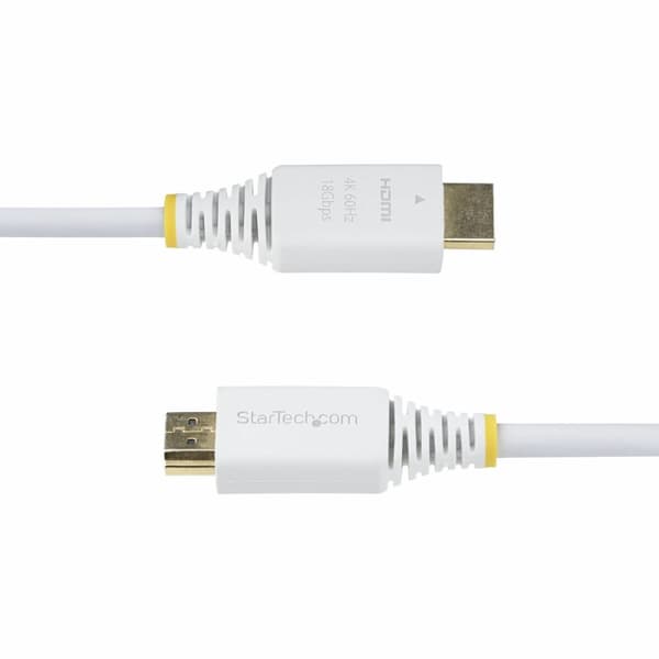 HDMI-kabel Startech HDMI2-CABLE-4K60-6FW Hvid 1,8 m