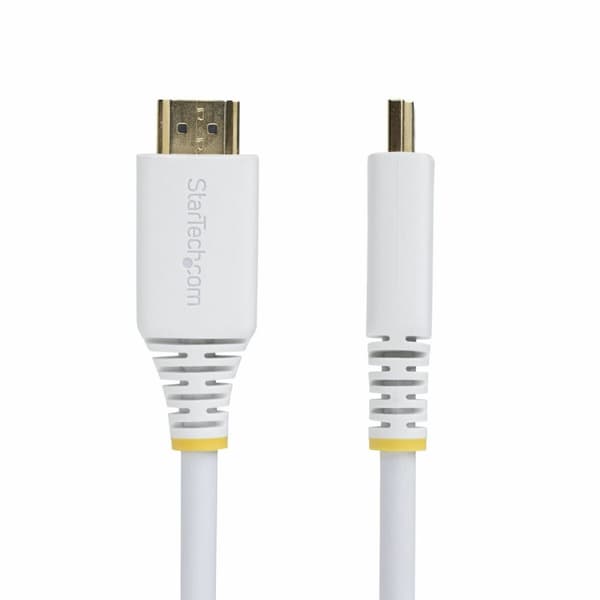 HDMI-kabel Startech HDMI2-CABLE-4K60-6FW Hvid 1,8 m