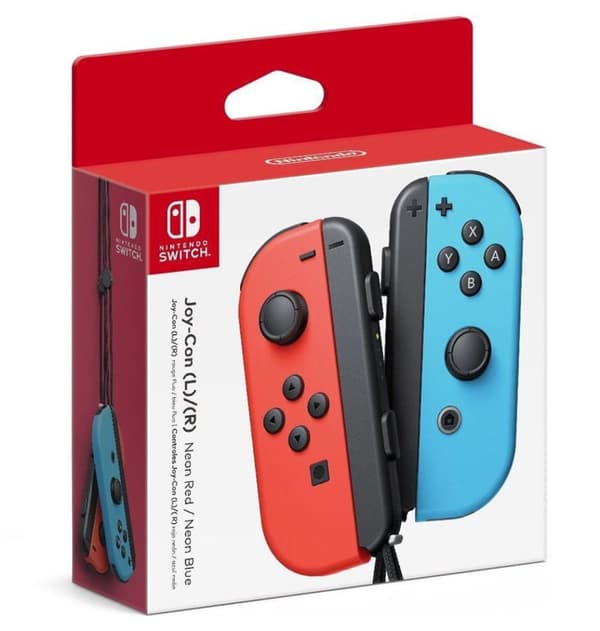 Nintendo Switch Joy-Con Controller Pair - Neon Red (L)  Neon Blue (R) (Nintendo Switch)