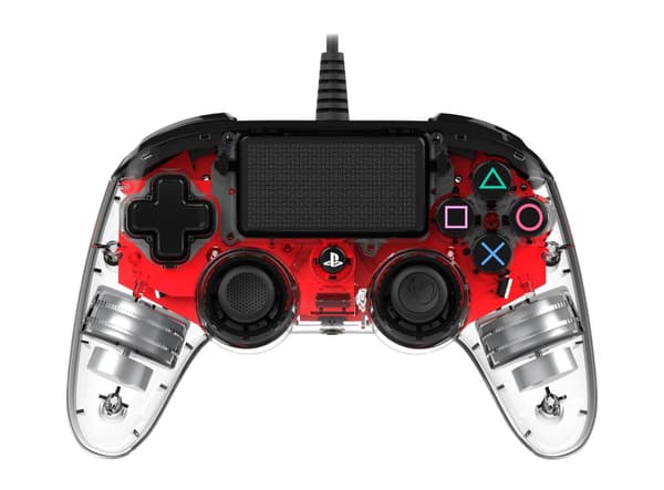 Nacon Compact Controller LED (Red) (PlayStation 4)