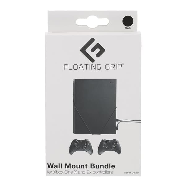 Floating Grips Xbox One X and Controller Wall Mounts - Bundle (Black) (Xbox One)