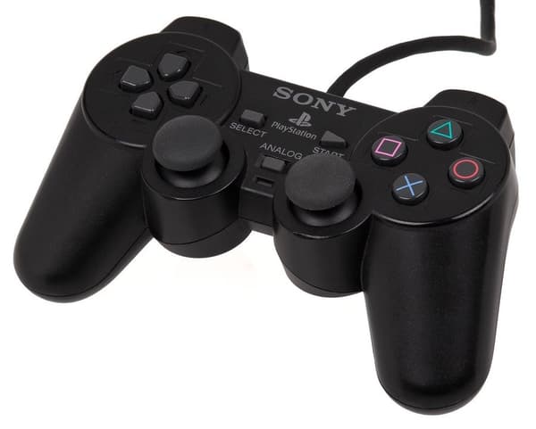 3st Defekta Playstation 2 Originalkontrollers - Playstation 2 (begagnad)