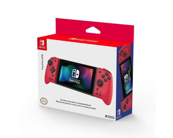 Switch Split Pad Pro Controller Rød
