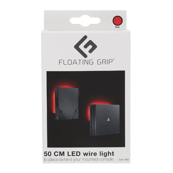 Red LED light - Add on to your FLOATING GRIP-mount (PlayStation 4)