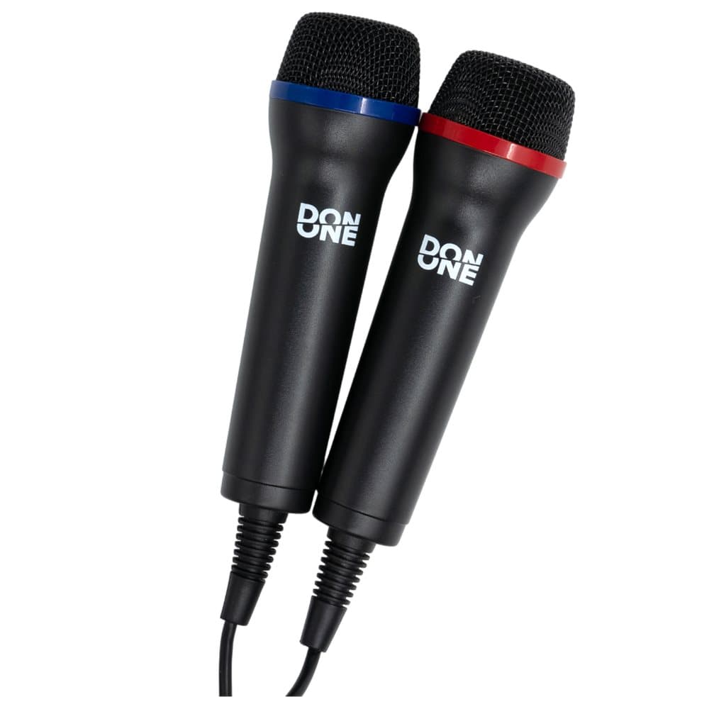DON ONE - GMIC200 DUAL Universal Duets Twin USB Microphone Pack (PS5/PS4/PS3/Xbox One/Xbox 360/PC/DVD) (PlayStation 4)