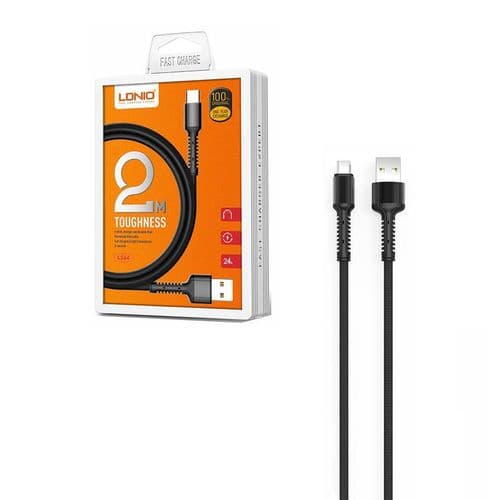 Ldnio Lightning Apple Usb Cable 2m Black