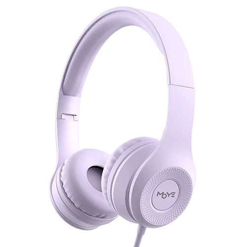 Moye Enyo Foldable Headphones With Microphone Pink