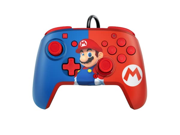 PDP Nintendo Switch Faceoff Deluxe Controller + Audio - Mario (Nintendo Switch)