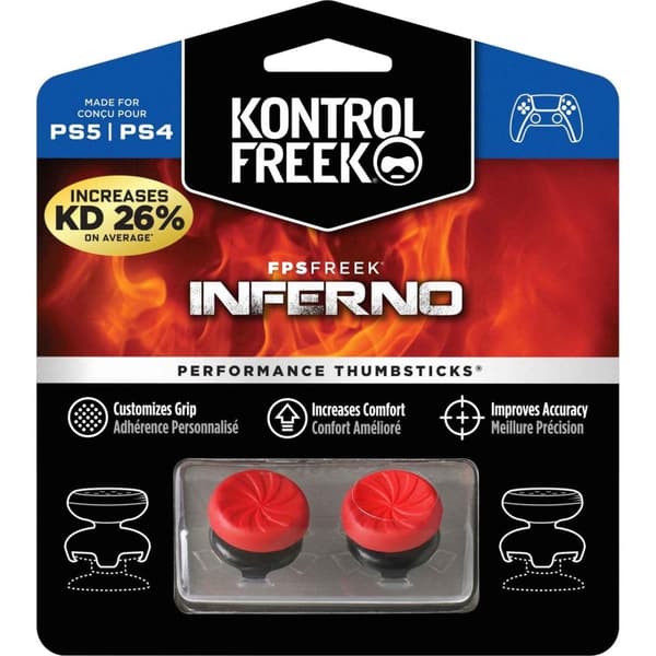 KontrolFreek - FPS Freek Inferno - PS5/PS4 (4 Prong) (PlayStation 4)