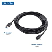 Cable Matters aktivt 5m USB-C til USB-A VR Link-kabel til Oculus Quest 2 USB3.2 Gen1 5Gbps 3A Super Speed VR Link-kabel