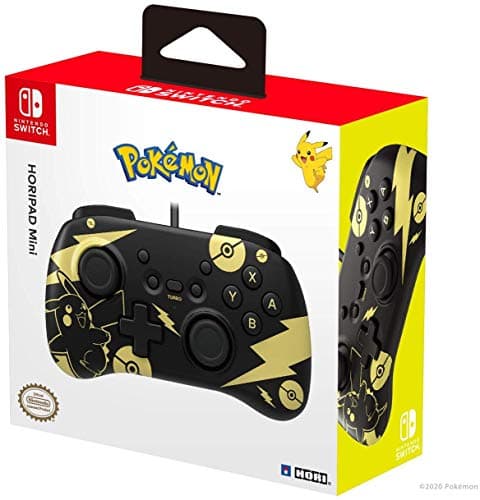 HORI HORIPAD Mini - Black  Gold Pikachu Edition (Nintendo Switch)