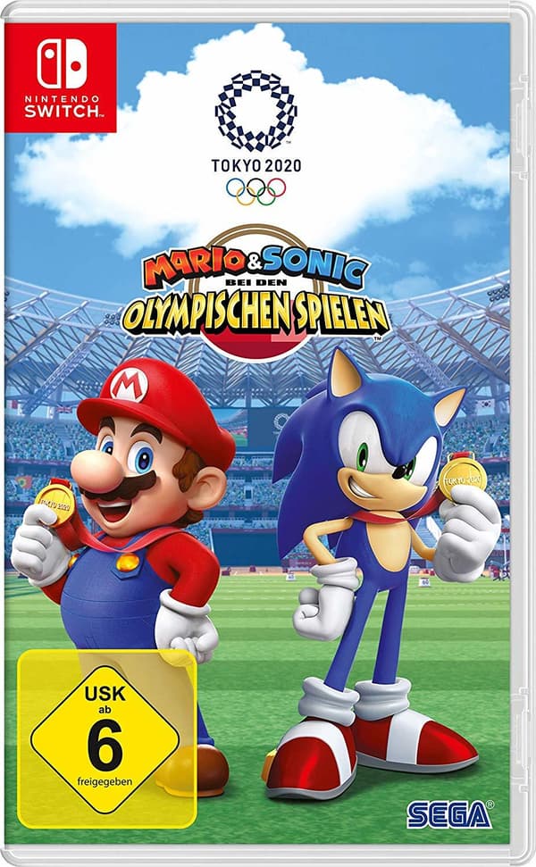 Nintendo Switch Mario & Sonic Olympic Games Tokyo 2020 Nintendo Switch Standard tysk (10002024)